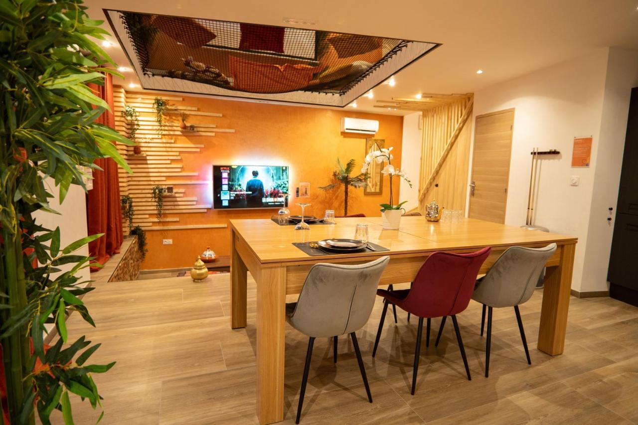 Capsule Marrakech I Chicha I Sauna I Balneo I Console Ps5 I Cinema Trith-Saint-Leger Exteriör bild