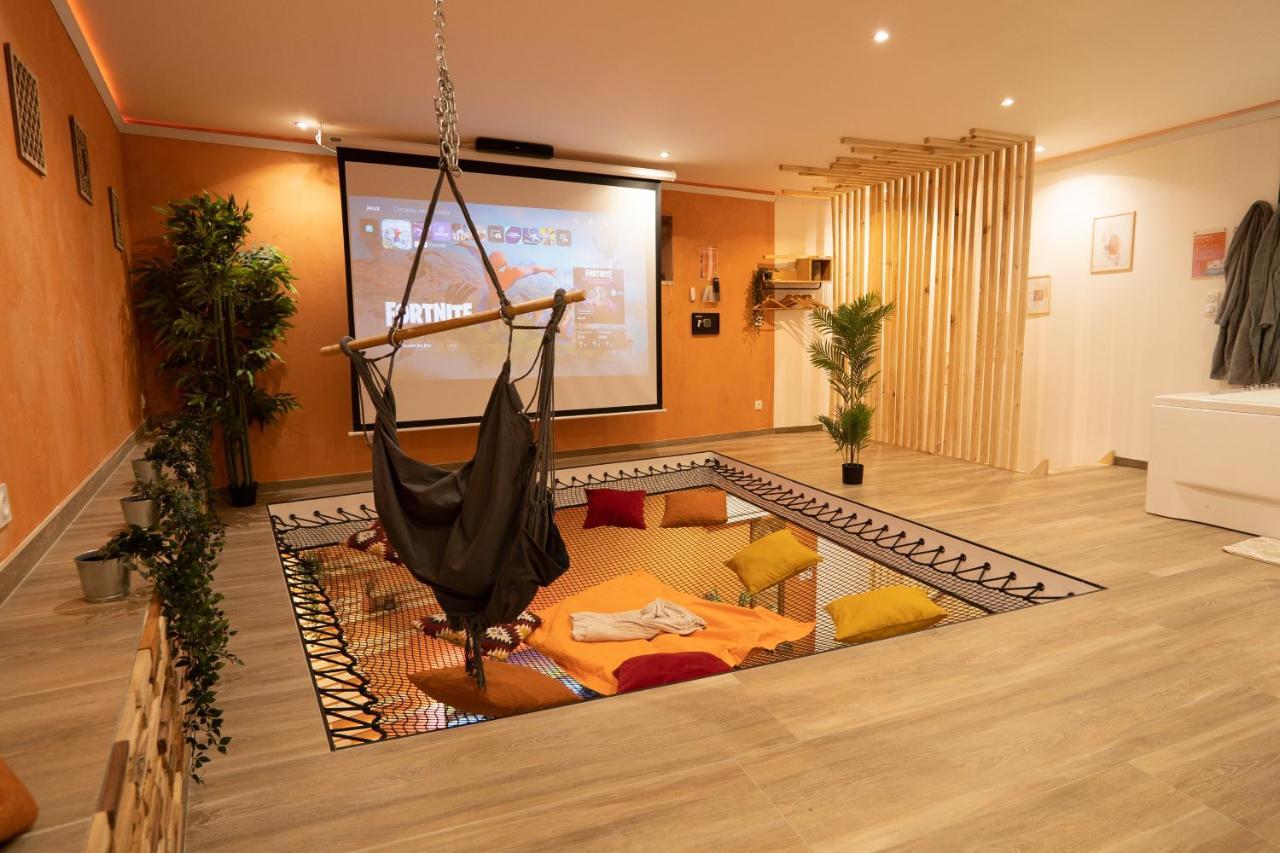 Capsule Marrakech I Chicha I Sauna I Balneo I Console Ps5 I Cinema Trith-Saint-Leger Exteriör bild