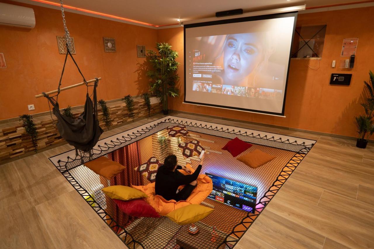 Capsule Marrakech I Chicha I Sauna I Balneo I Console Ps5 I Cinema Trith-Saint-Leger Exteriör bild