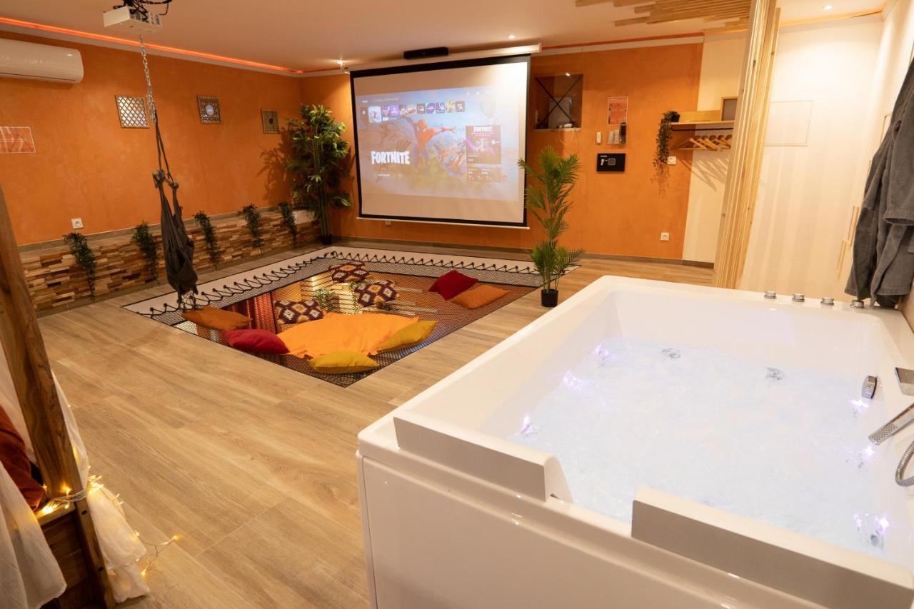 Capsule Marrakech I Chicha I Sauna I Balneo I Console Ps5 I Cinema Trith-Saint-Leger Exteriör bild