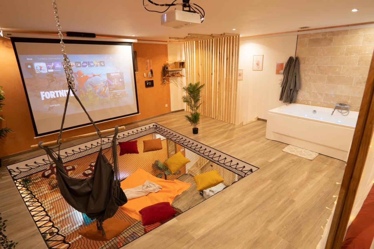 Capsule Marrakech I Chicha I Sauna I Balneo I Console Ps5 I Cinema Trith-Saint-Leger Exteriör bild