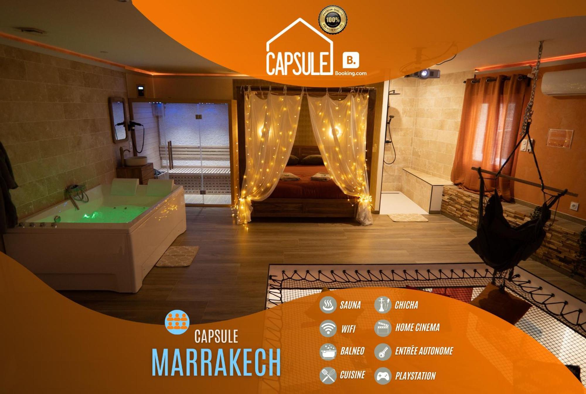 Capsule Marrakech I Chicha I Sauna I Balneo I Console Ps5 I Cinema Trith-Saint-Leger Exteriör bild
